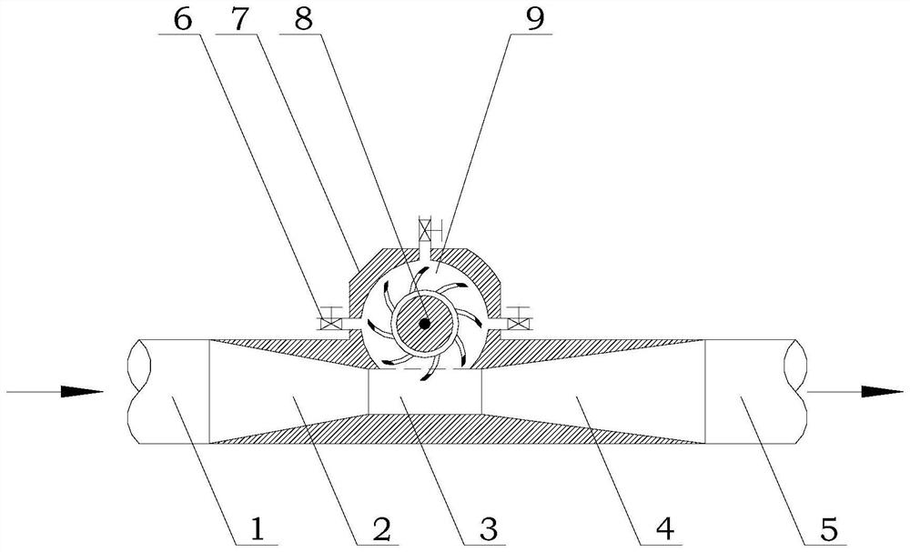 Micro flow velocity measuring device, thermal hydraulics experiment table with same and method