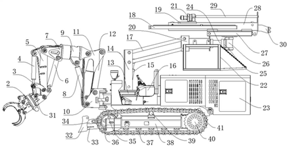 Mining roadway repair robot