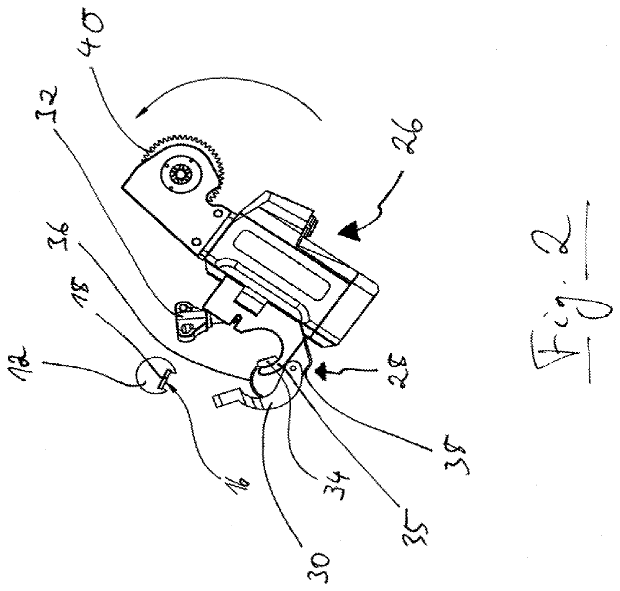 Support rod for an accessory component of a motion picture camera