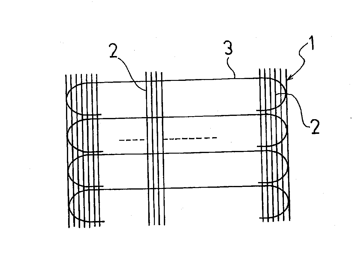 Tire cord fabric and pneumatic tire