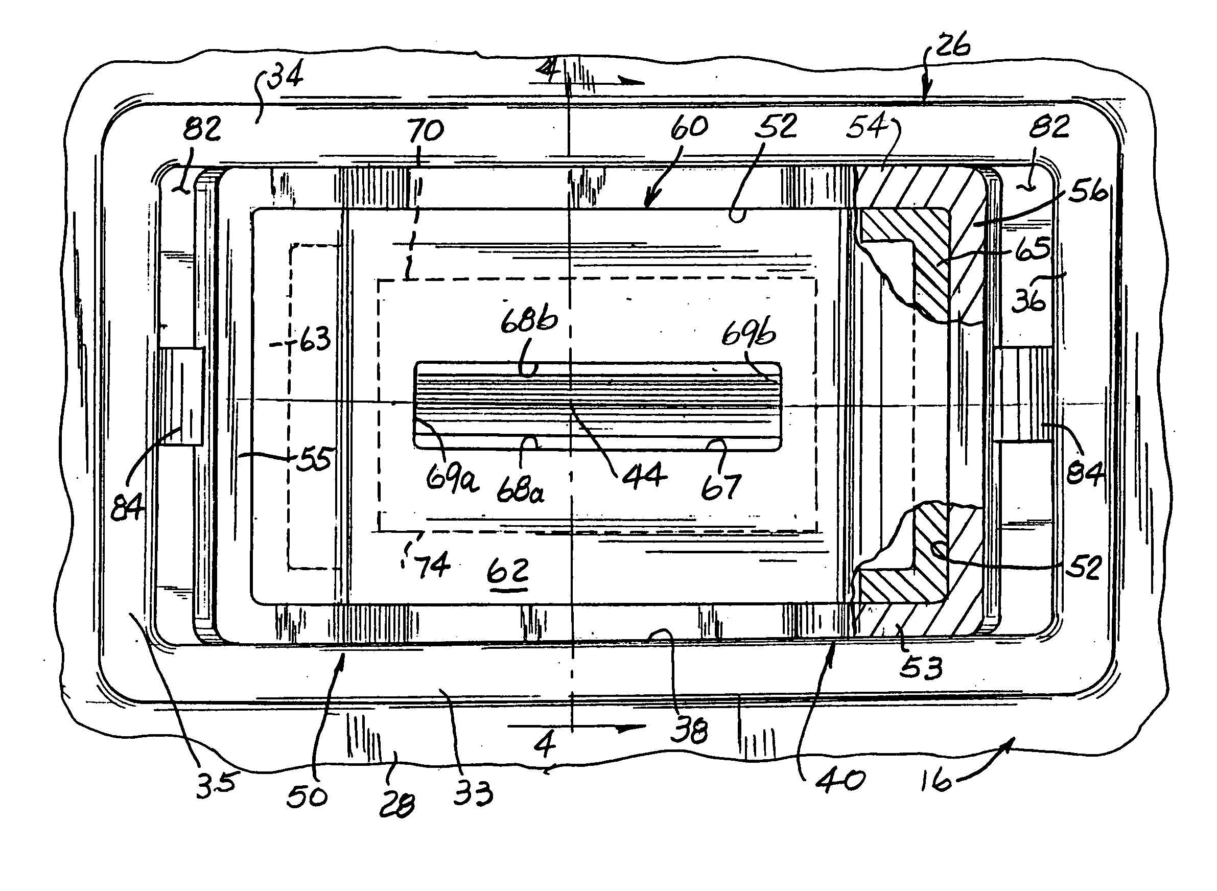 Constant contact side bearing assembly for a railcar