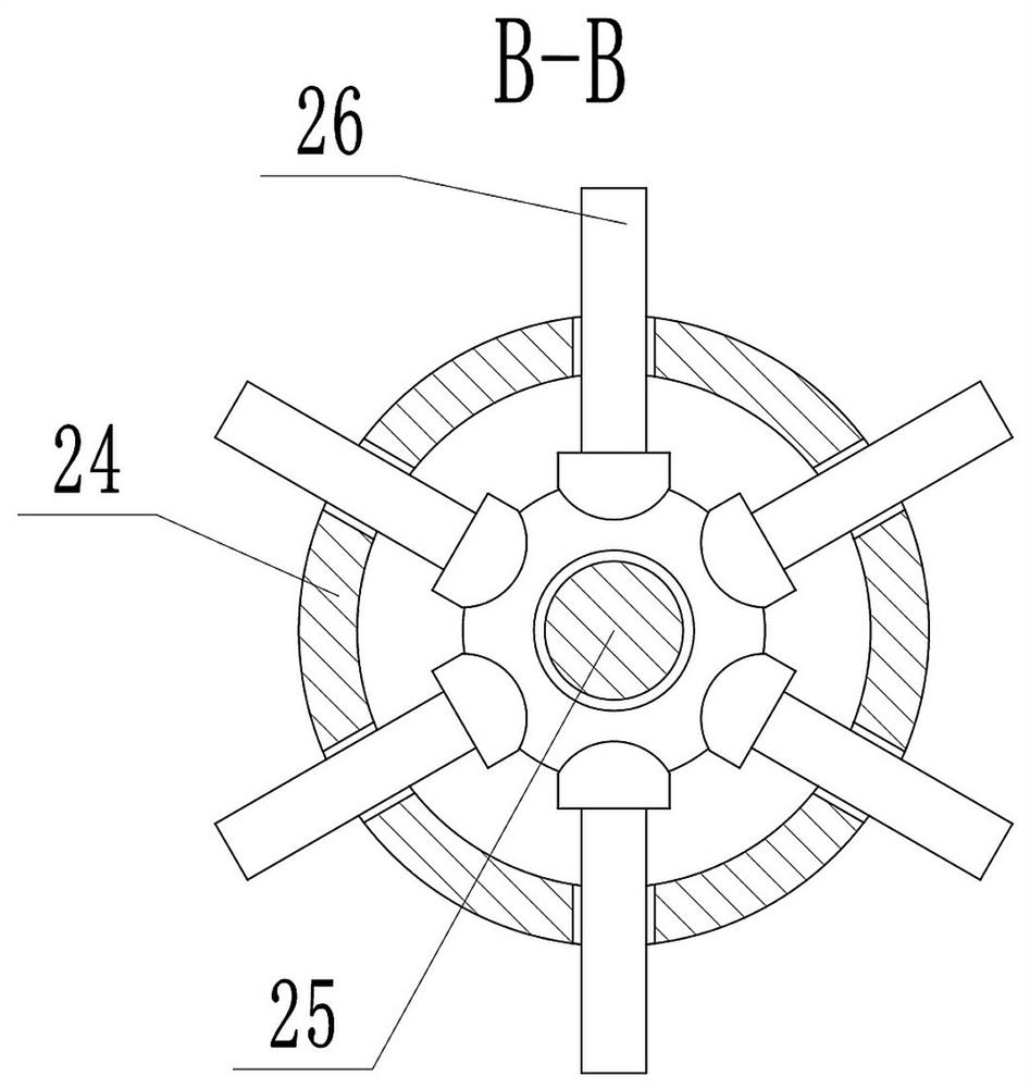 Real-time clearing device for carbon black in tire oil refining