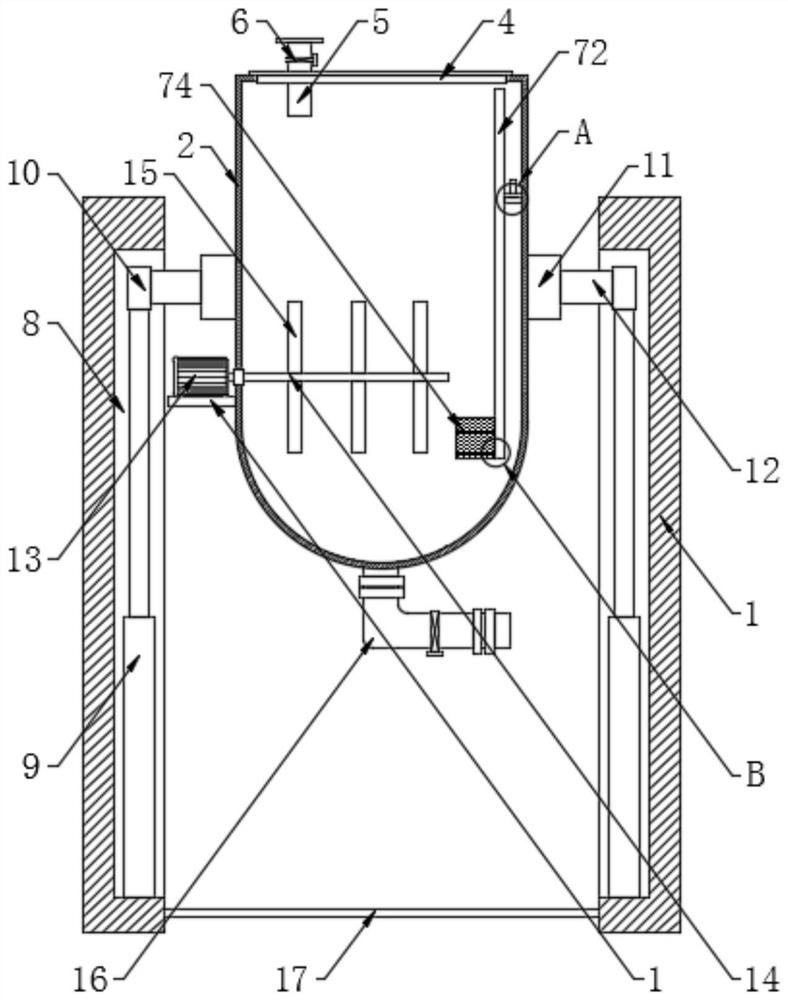 Catalytic distillation device for preparing methanol, and use method thereof