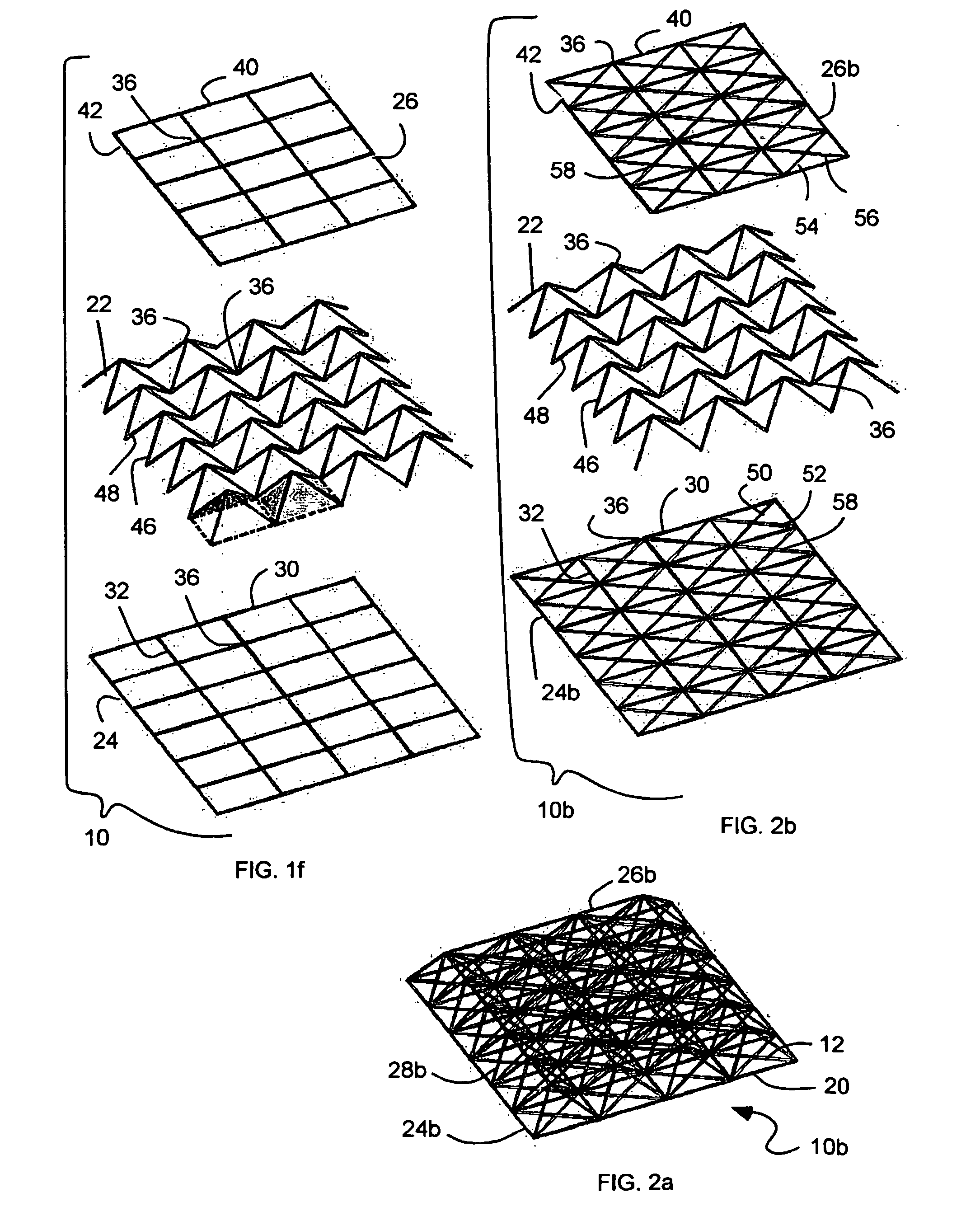 Three-dimensional grid panel