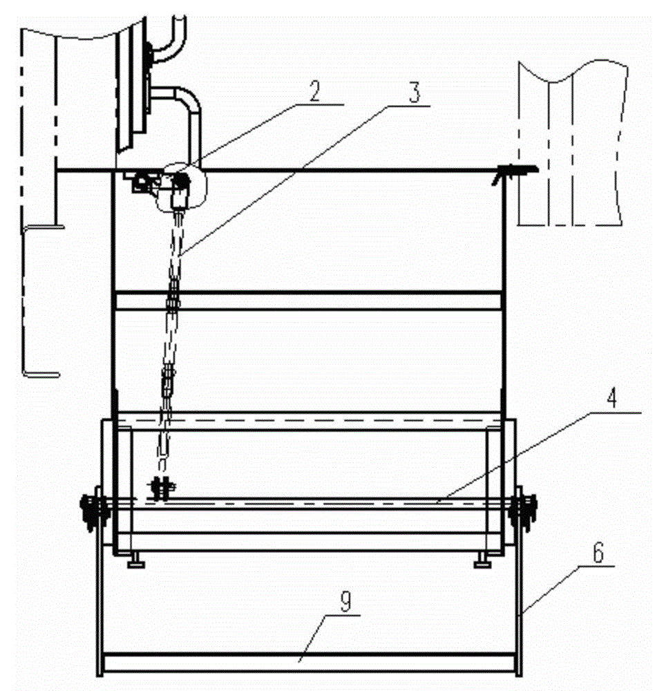 Linkage type telescopic pedal of railway vehicle overturning plate pedal