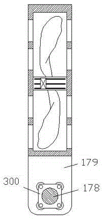 Power electrical component installation device equipped with small exhaust fan