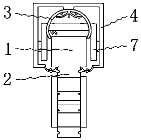 A battery automatic cleaning and drying device