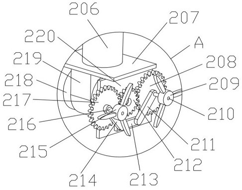 Feed spreading device