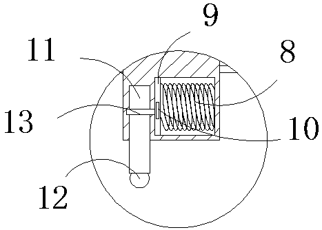 Tower crane wall support auxiliary device of tower and mast mechanism