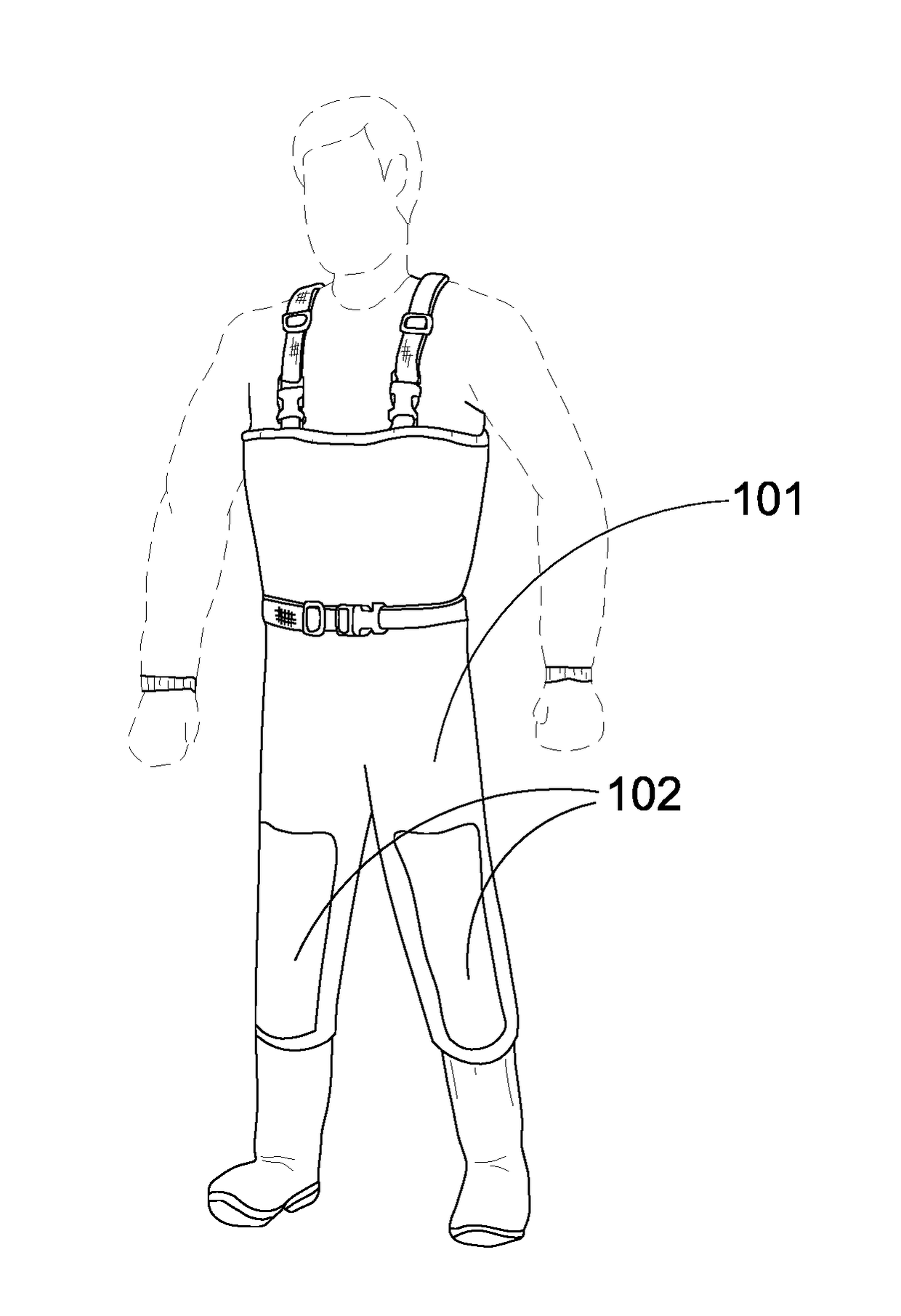 Waterproof, Windproof, Breathable, and Thermal Insulated Wader