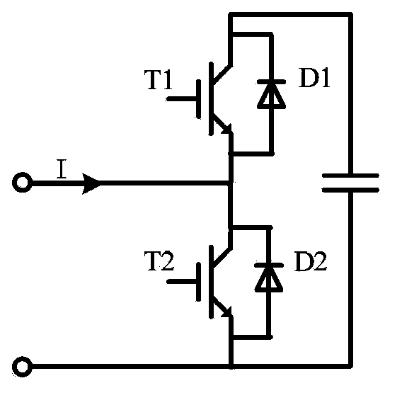 MMC (Modular Multi-level Converter) converter valve submodule device based on thyristor device and controlling method of submodule device