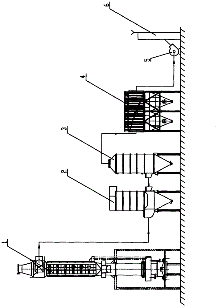 Micro-filtration method for treating PM2.5 (Particulate Matter 2.5) micro-dust of cupola furnace