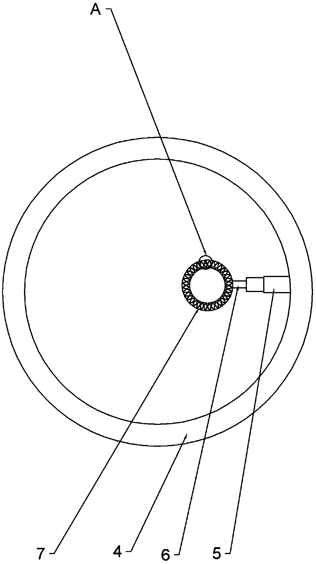 Device for fixing lens in endoscope surgery