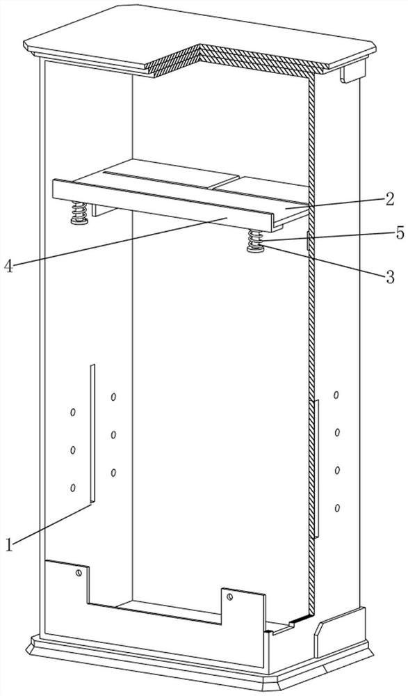 Bookcase capable of preventing books from falling