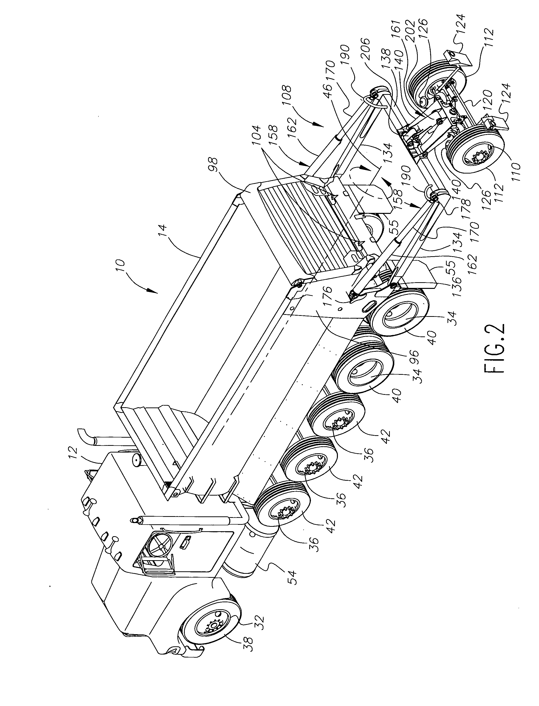 Tag axle operating system