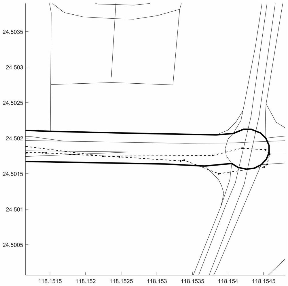 A real-time road matching method and system based on driving records