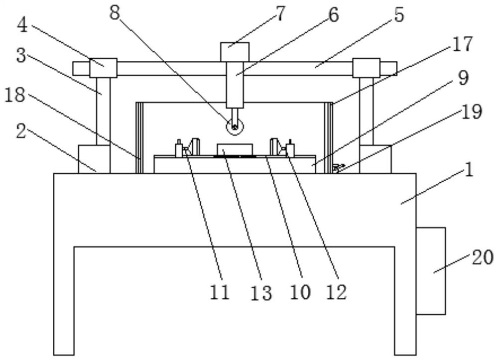 Cutting device for glass artware