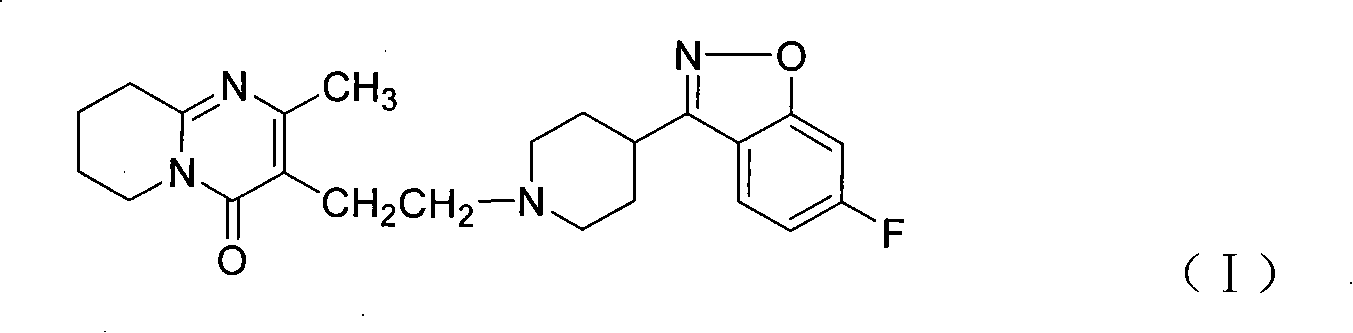 Method for preparing 6-fluoro-3-(4- piperidyl)-1,2-benzo isoxazole hydrochlorate