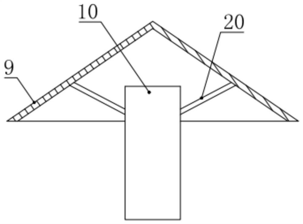 Ventilation and cooling device for natural mating cage henhouse