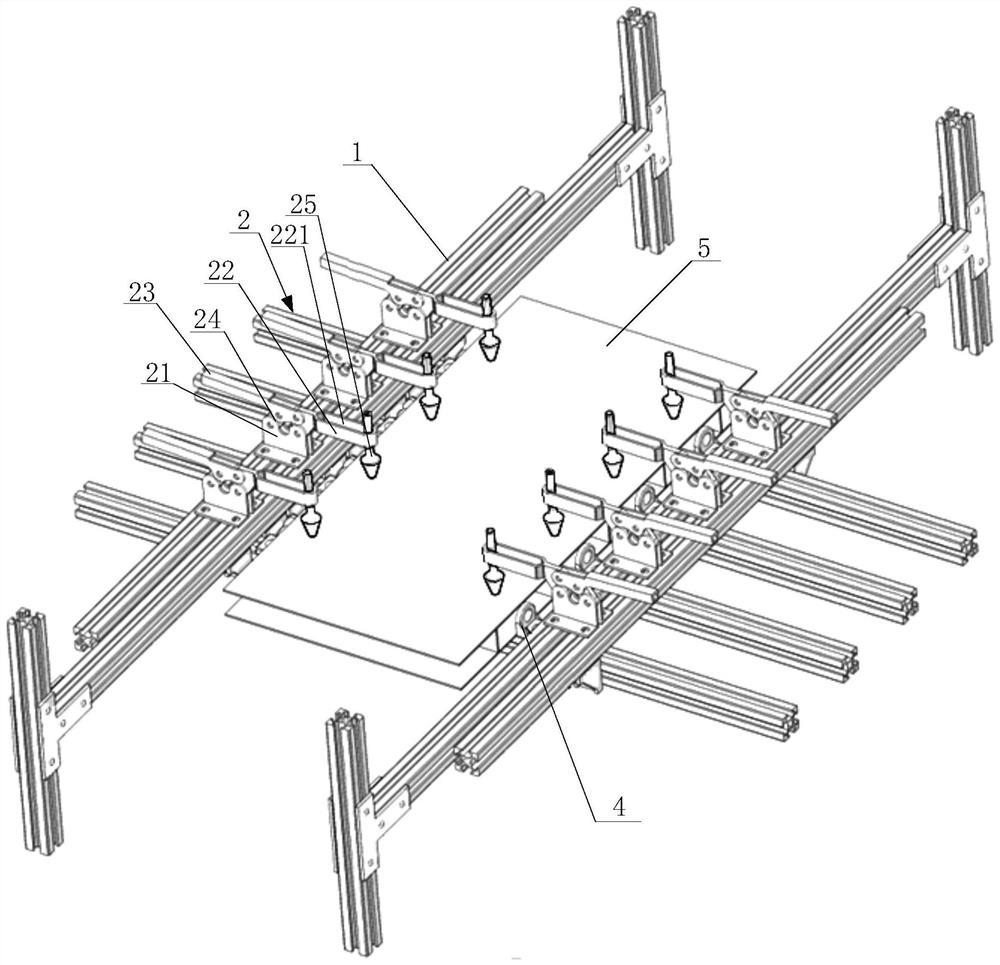 Marine I-shaped sandwich plate laser welding tool and using method thereof