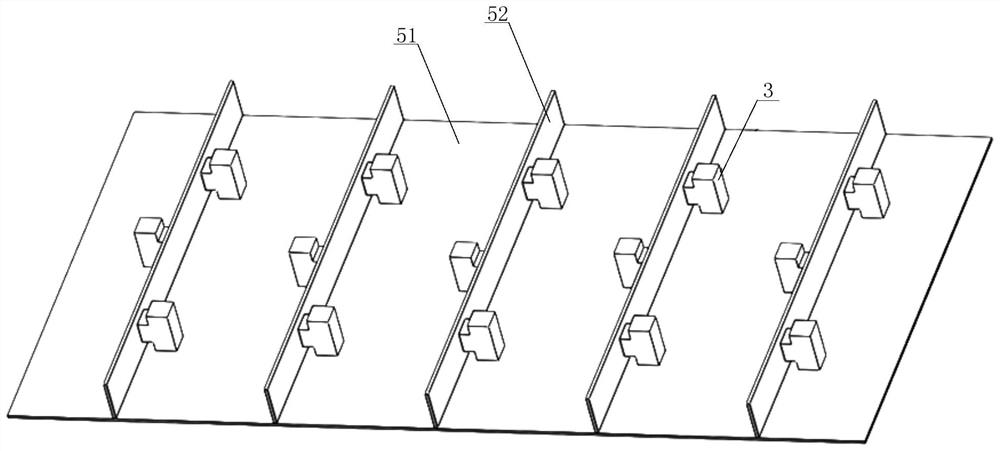 Marine I-shaped sandwich plate laser welding tool and using method thereof