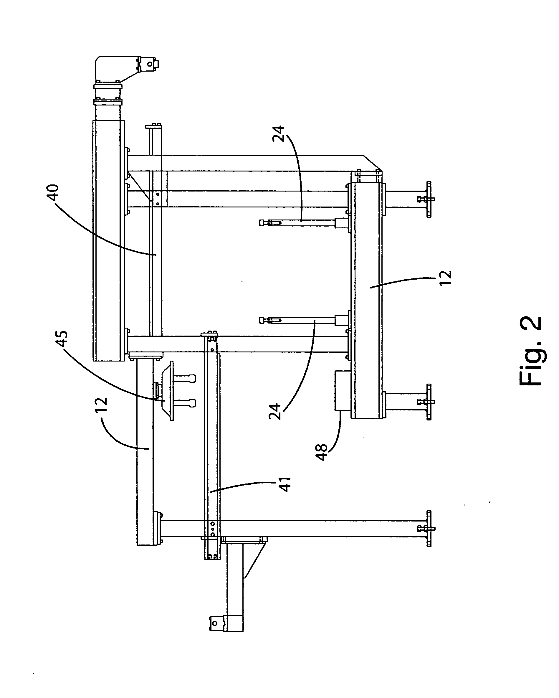 Shell sand core machine