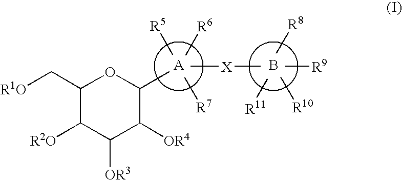 C-glycoside derivatives and salts thereof