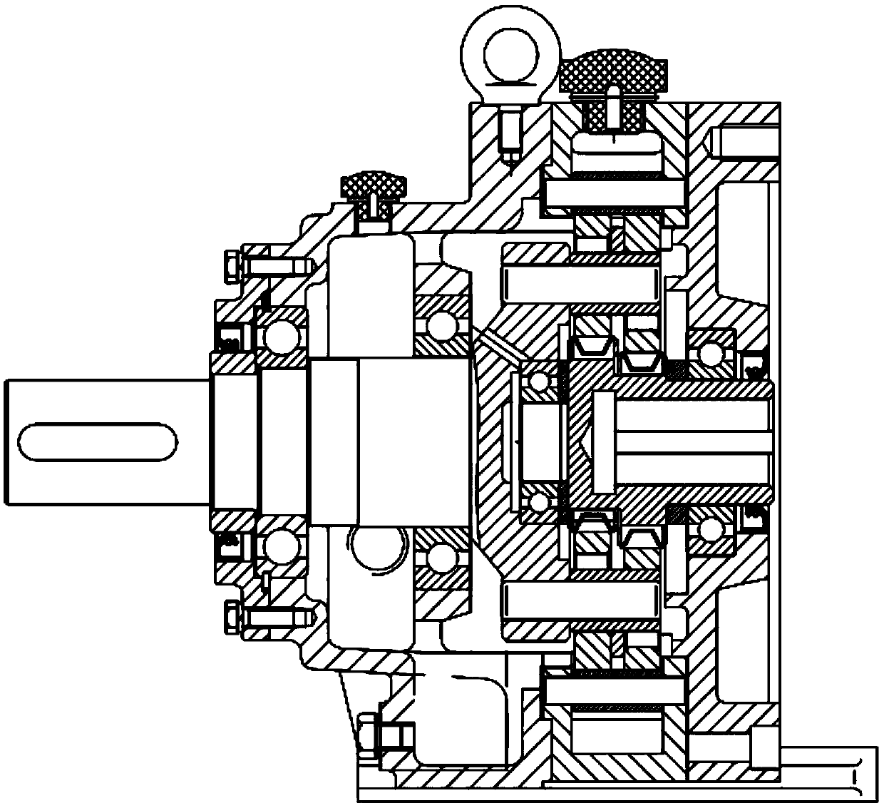 Input suite of cycloidal reducer and machining method of input suite