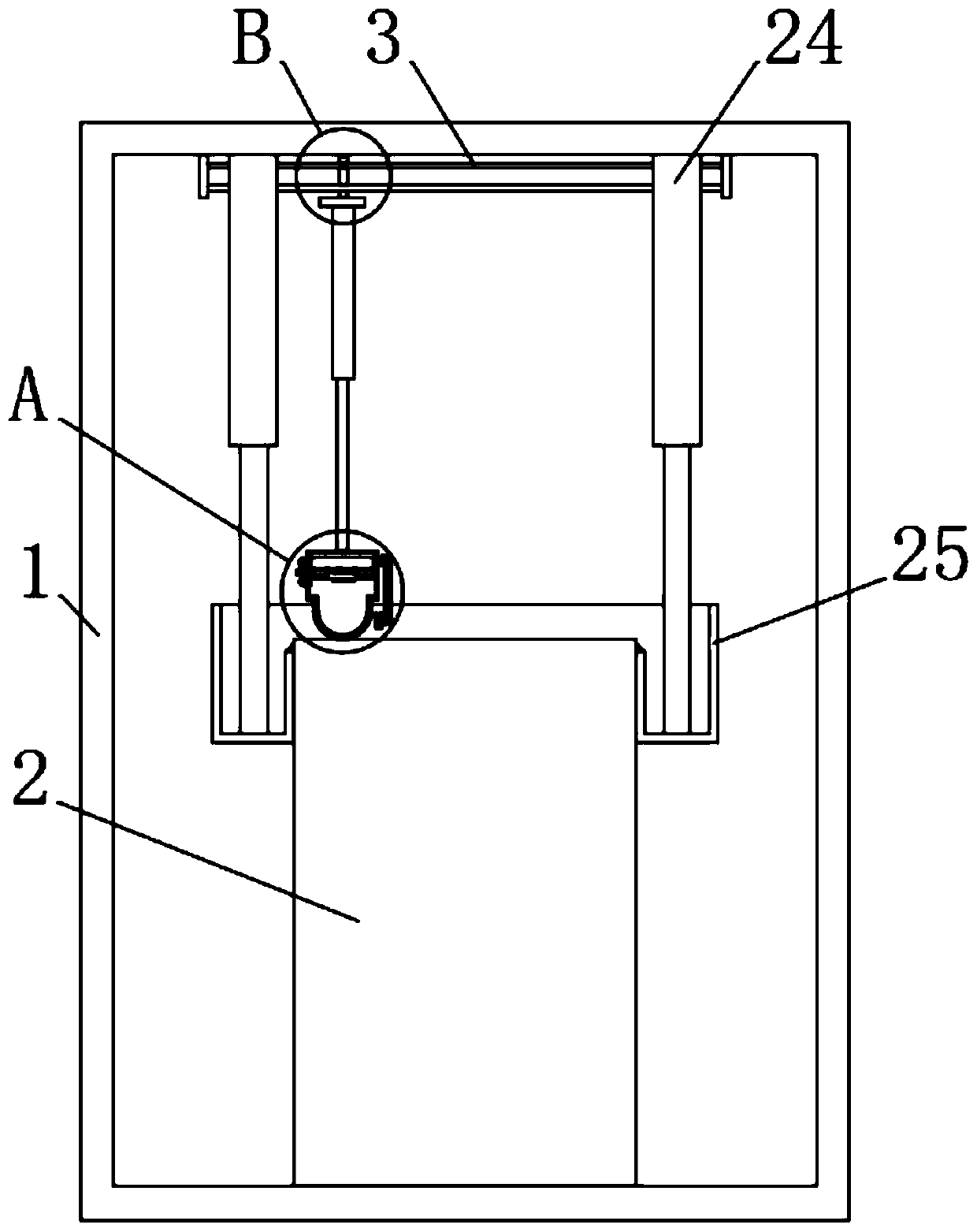 Equipment sweeping device for substation operation maintenance