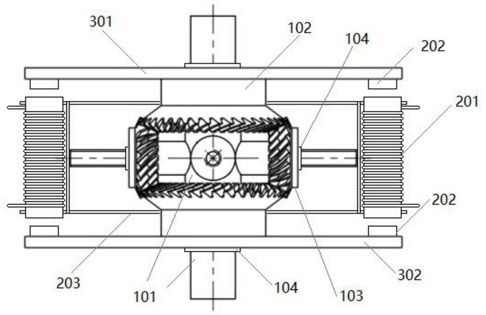 Electric coaxial multi-rotor helicopter based on contra-rotating double-rotor motor