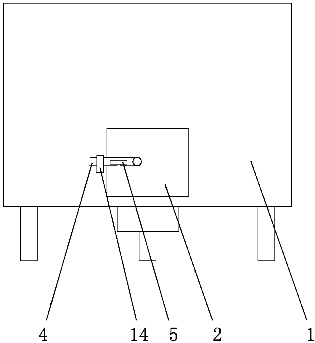 Milling device of refractory mortar