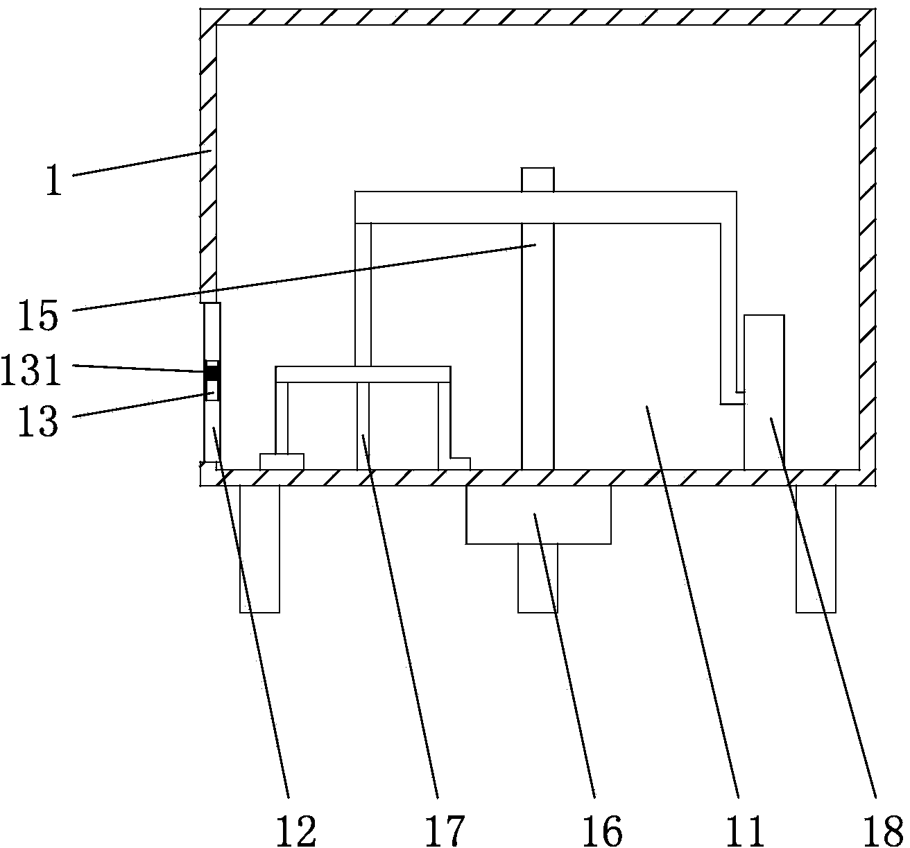 Milling device of refractory mortar