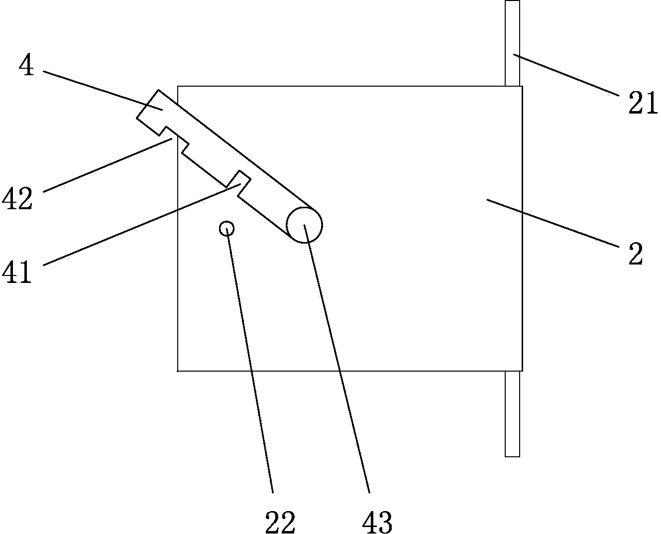 Milling device of refractory mortar