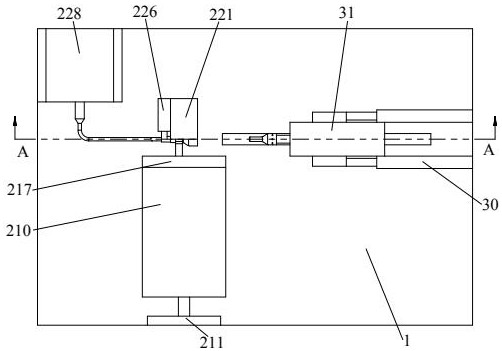 Manufacturing and machining machine and machining method for reducing copper pipe connector