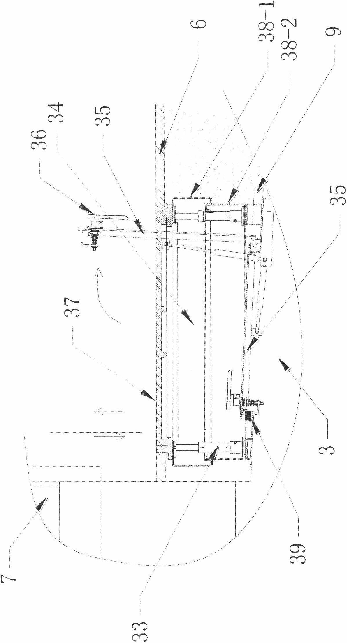 Lower box body structure of half-buried box-type substation