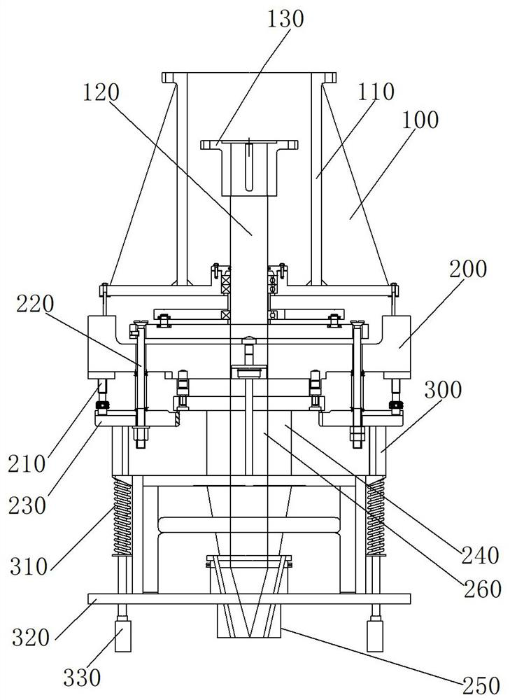 Engineering geological exploration sample sampling device