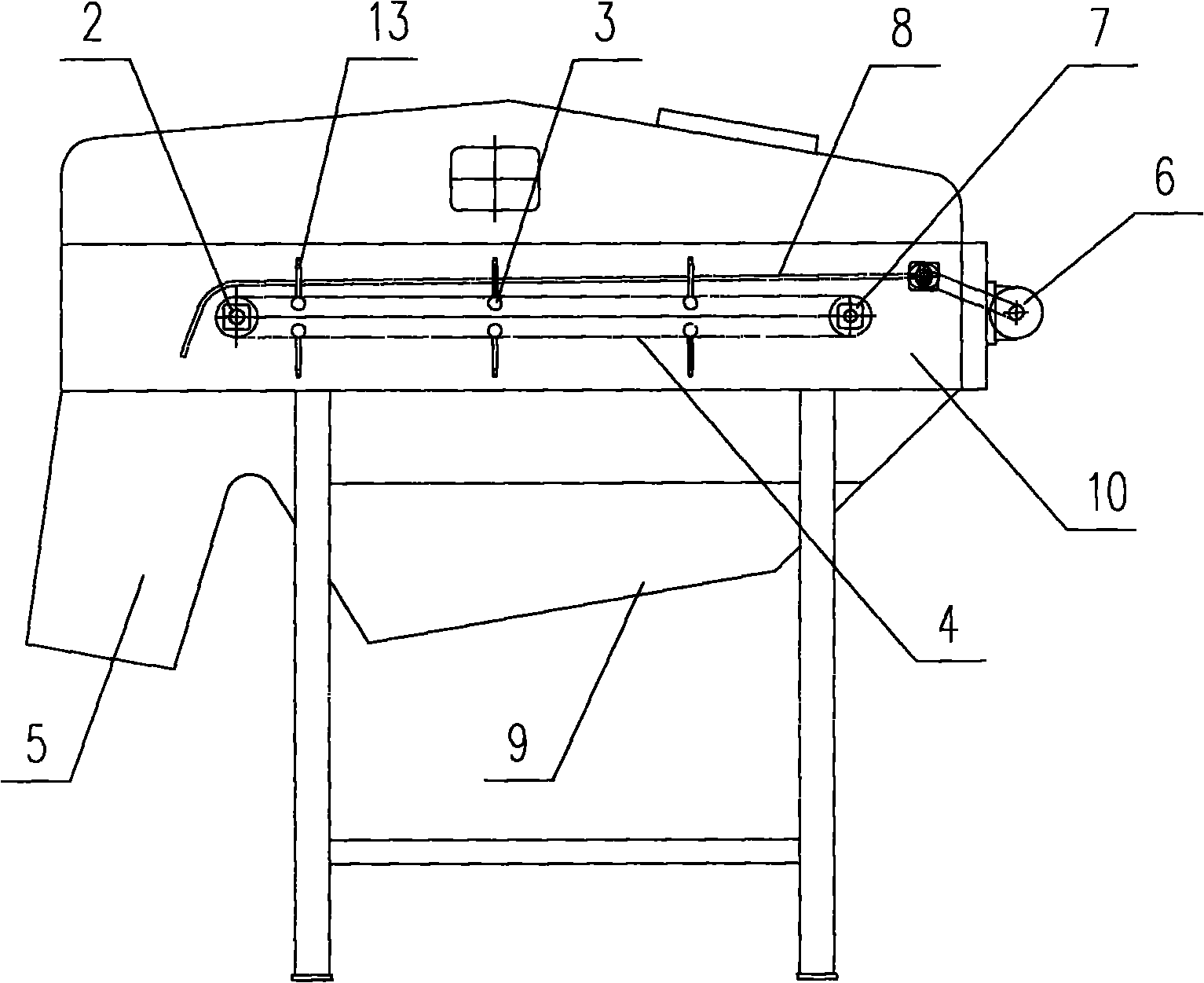 Vibrating screen classifier for kitchen waste