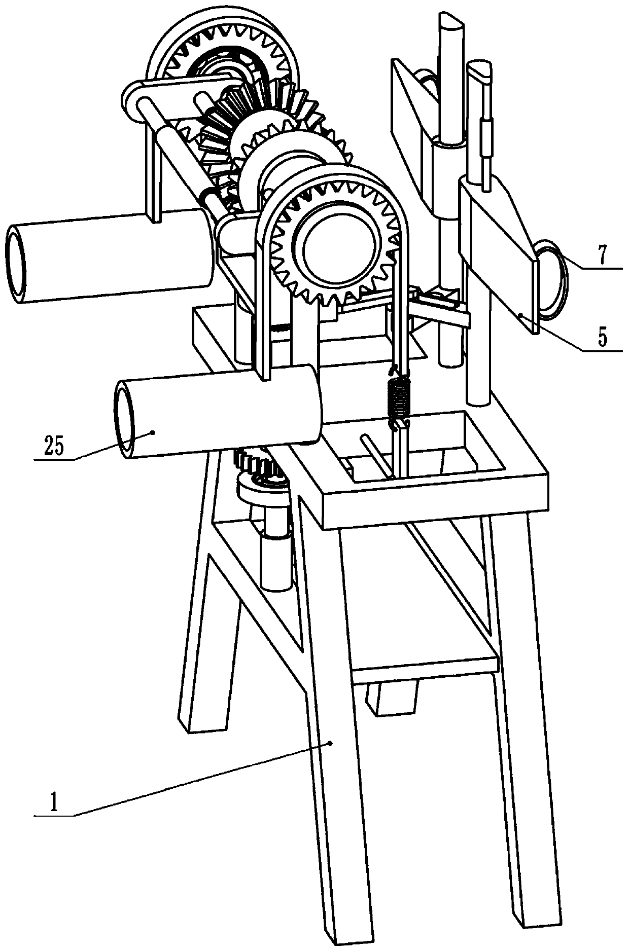 Lung function exercise rehabilitation device for thoracic surgery departments