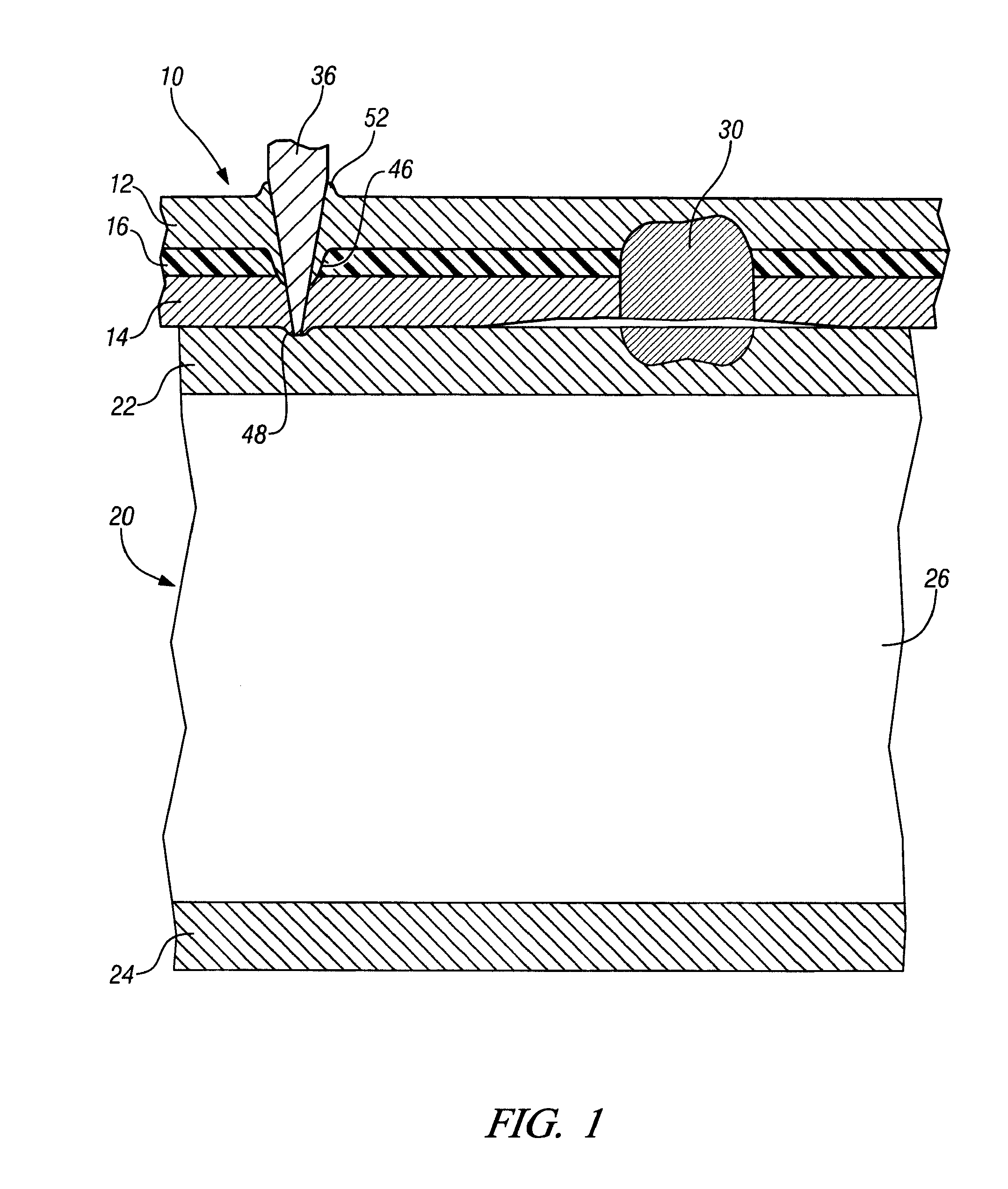 Method for single side welding of laminate steel