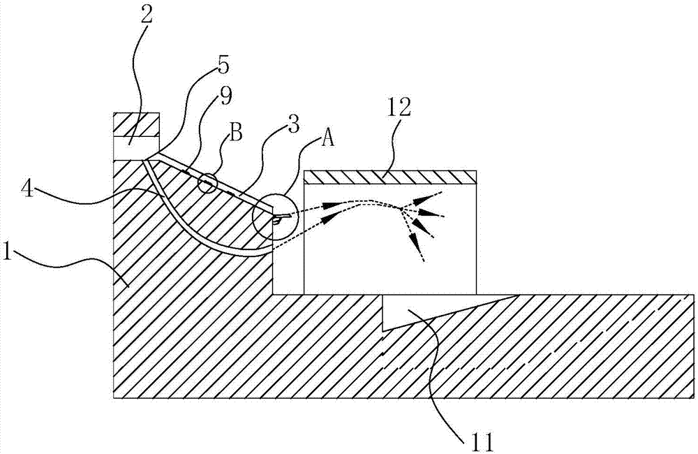 Novel energy dissipating structure of hydraulic and hydropower engineering