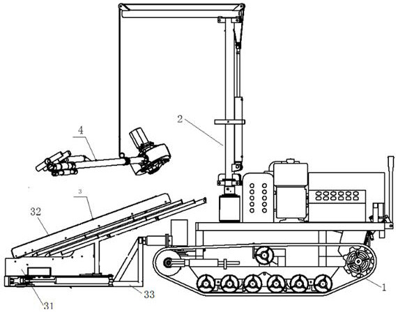 Double Vibration Fruit Picking Vehicle