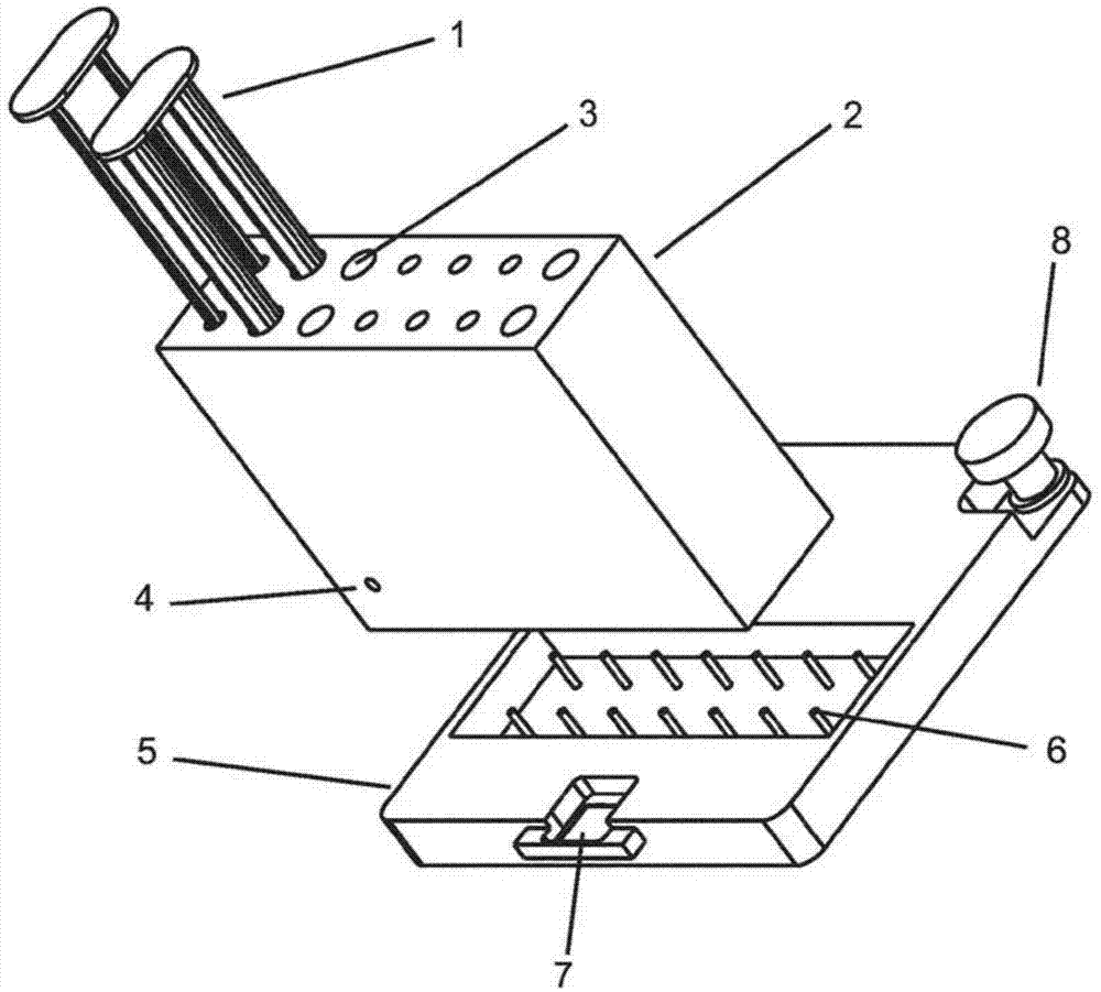 Integrated disposable chip cartridge system for mobile multiparameter analyses of chemical and/or biological substances