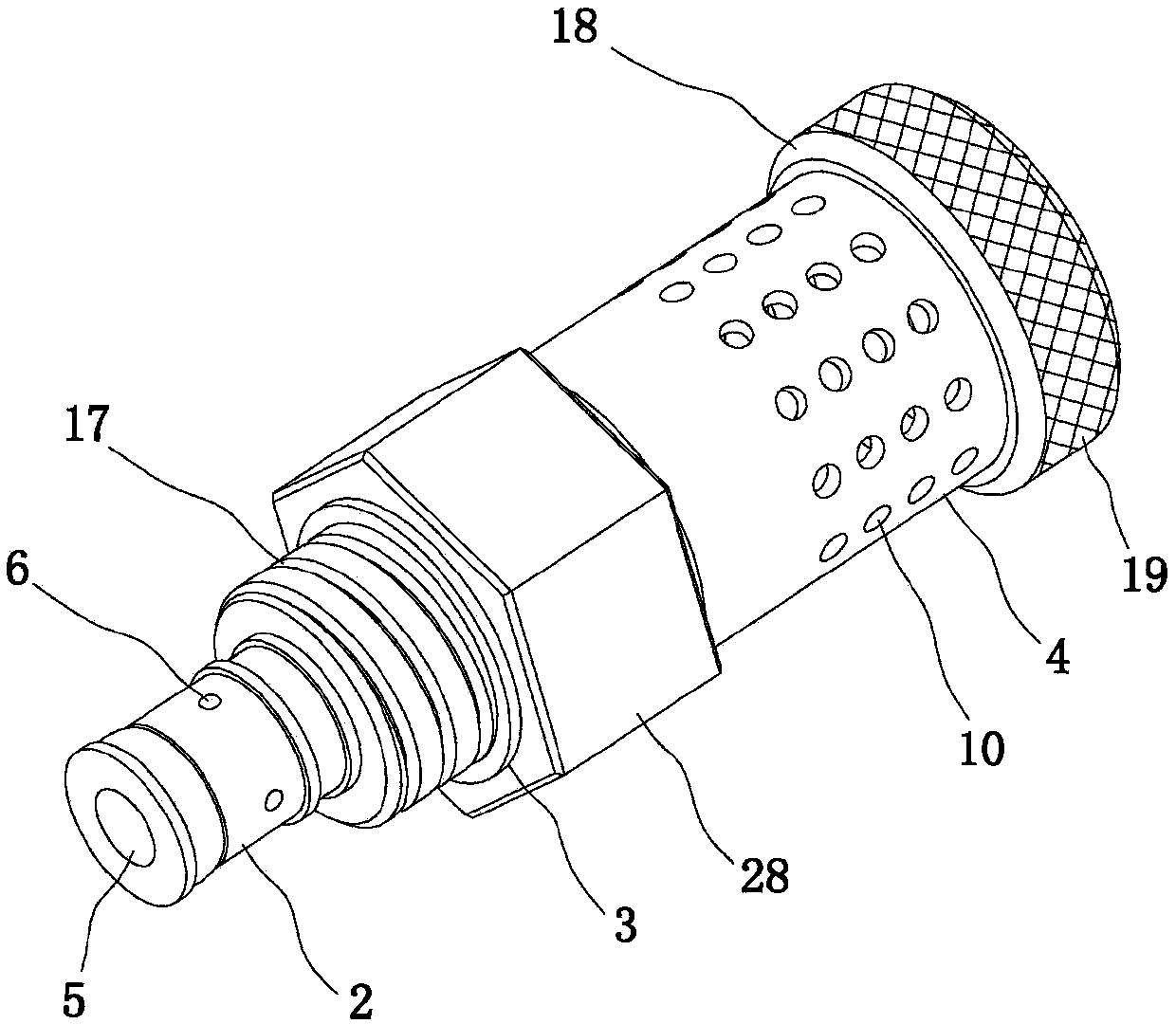 Fireproof hydraulic control device