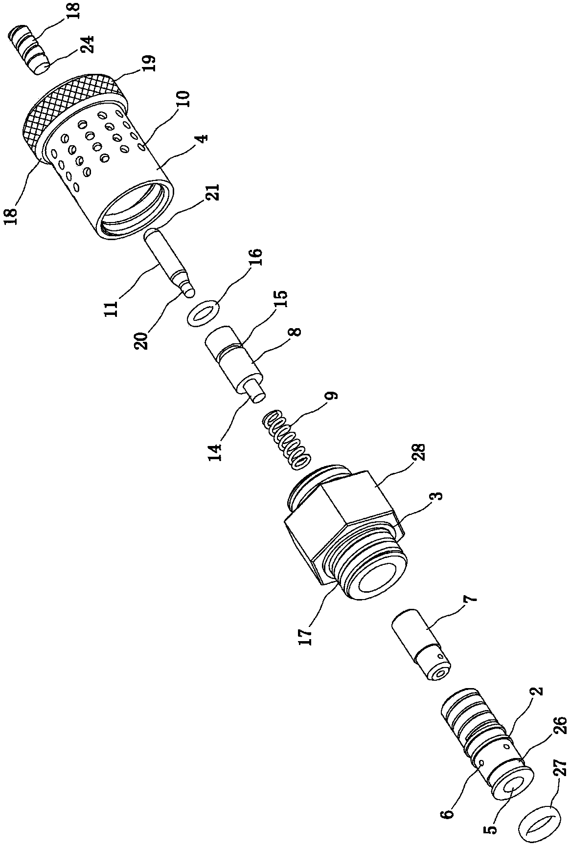 Fireproof hydraulic control device