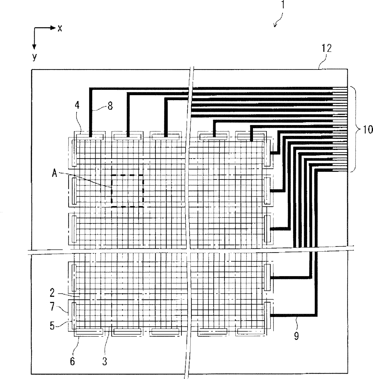 Touch screen, touch panel, and display device including the same