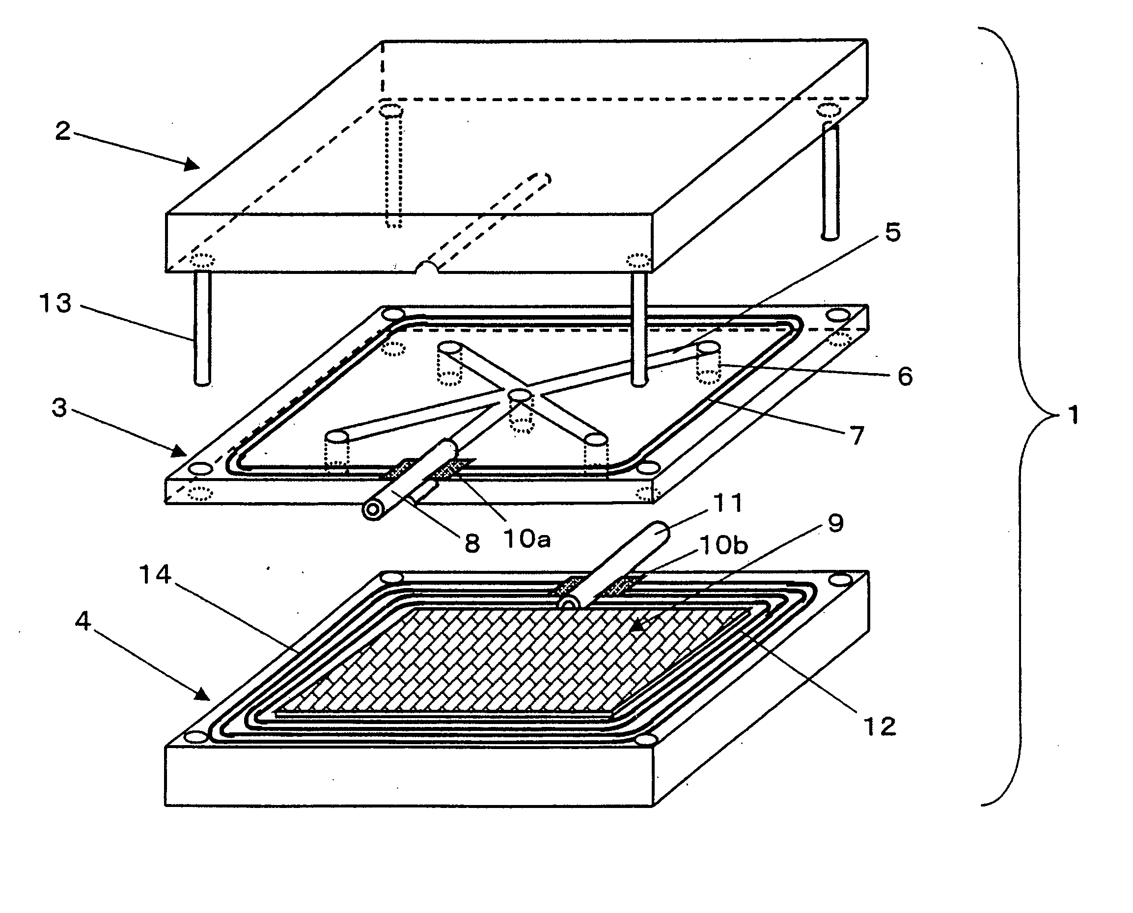 Rtm molding method and device