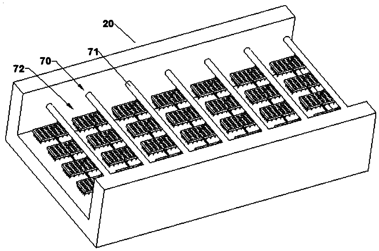 Culture tail water treatment system based on ecological ditch water purification principle