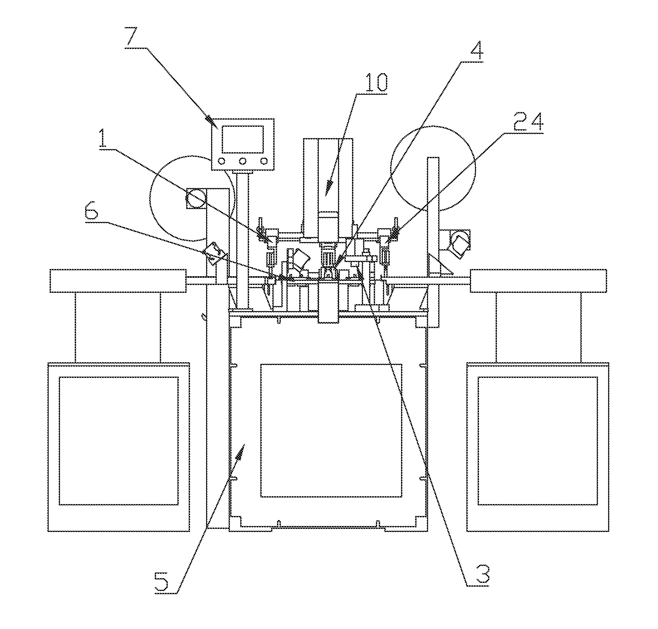 Assembly machine for disposable syringe-driven filter