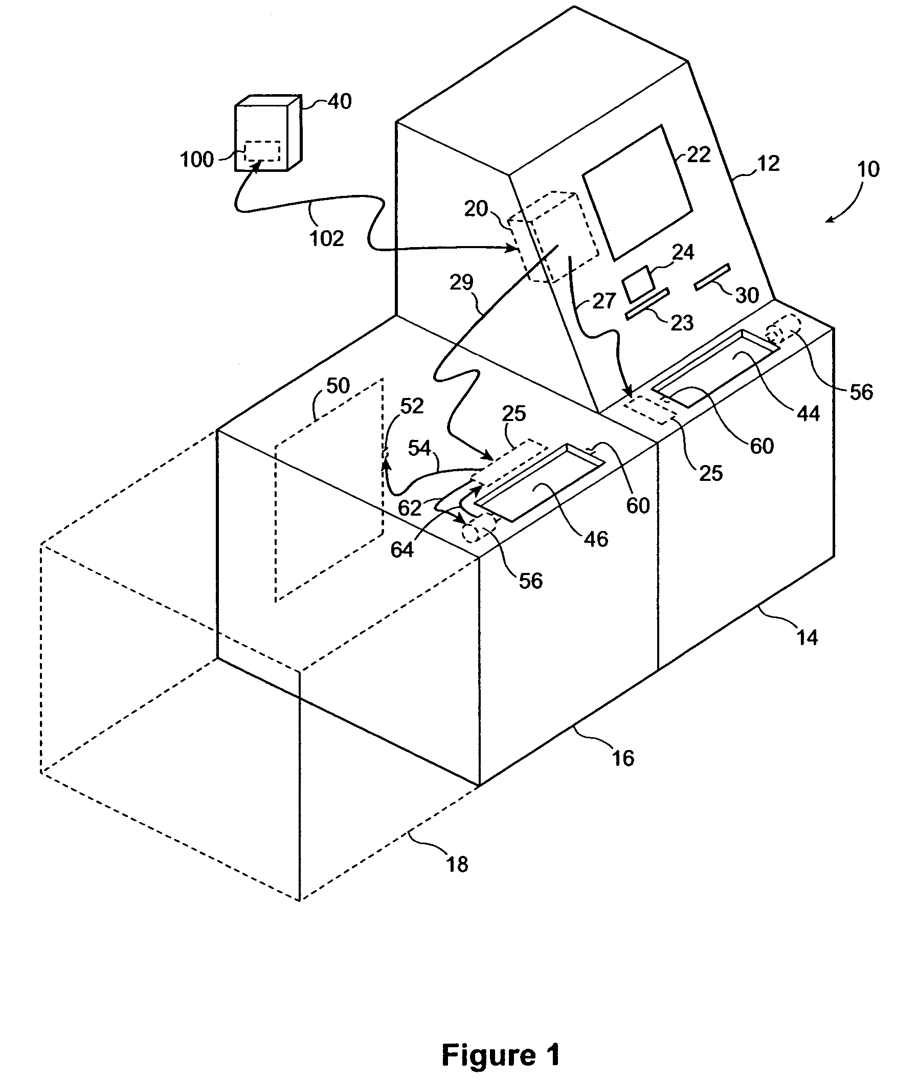 Deposit taking system and method