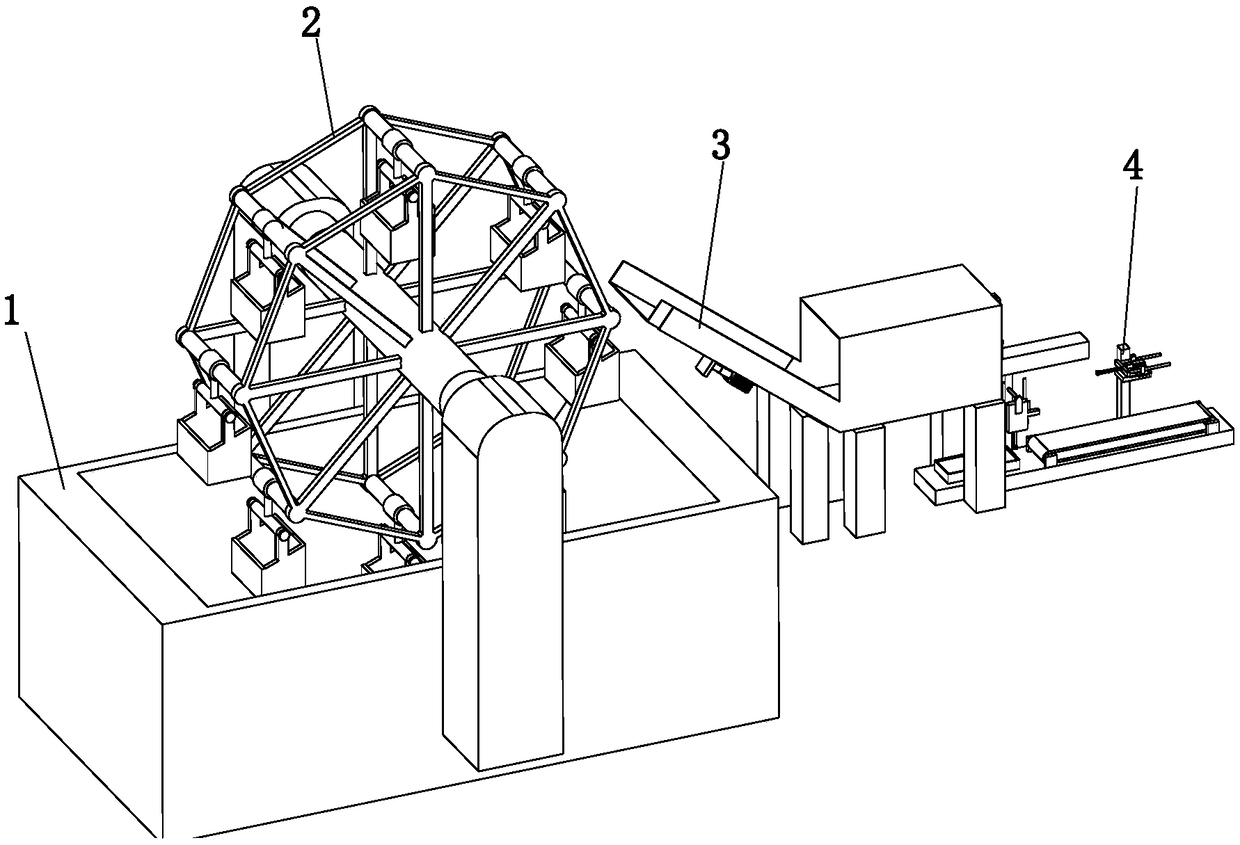 Automatic sand loading device for buildings